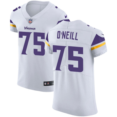 Nike Vikings #75 Brian O'Neill White Men's Stitched NFL Vapor Untouchable Elite Jersey